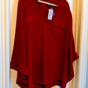 Torrid Size 3 red top